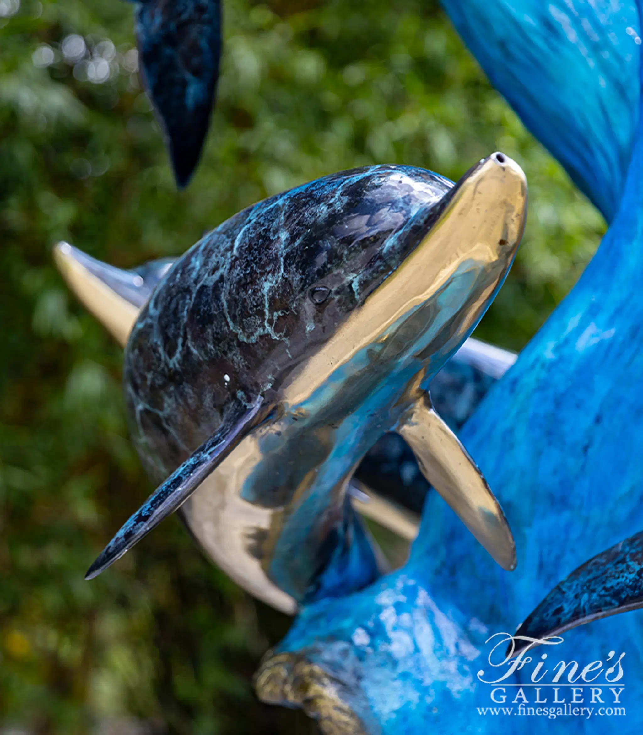 【Phil Vanderlei作ブロンズ彫刻★DOLPHIN IN CORAL】 Bronze Sculpture - Phil Vanderlei